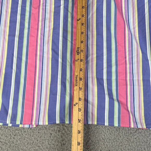 Lot of 2 Foxcroft Blouse Womens 6P Pink Blue Purple Striped Wrinkle Free Shirt - Picture 7 of 16